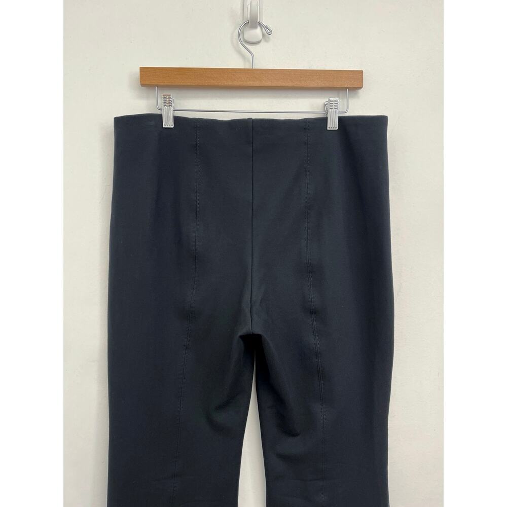 Maeve Anthropologie Margot Kick-Flare Pull On Cropped Stretch Dress Pants Large - Picture 5 of 9